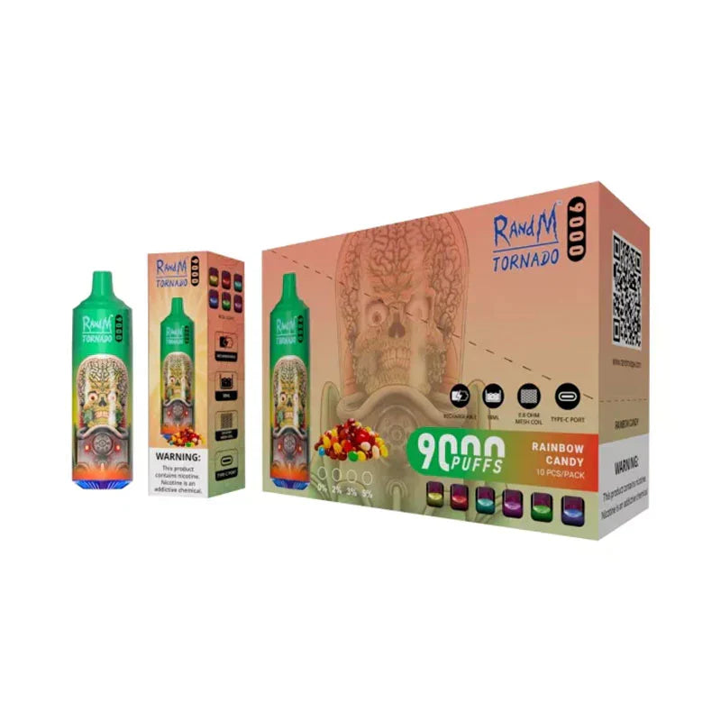 RandM Tornado Rainbow Candy 9000 - Pack de 10