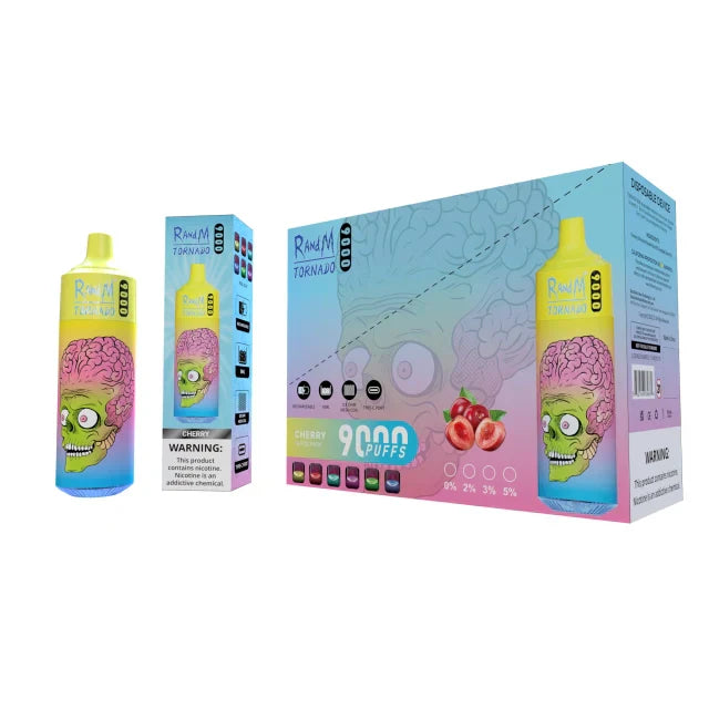 RandM Tornado Cherry 9000 - Pack de 10